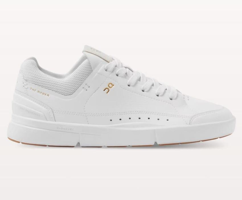 On | THE ROGER Centre Court-White | Gum-Fur Herren