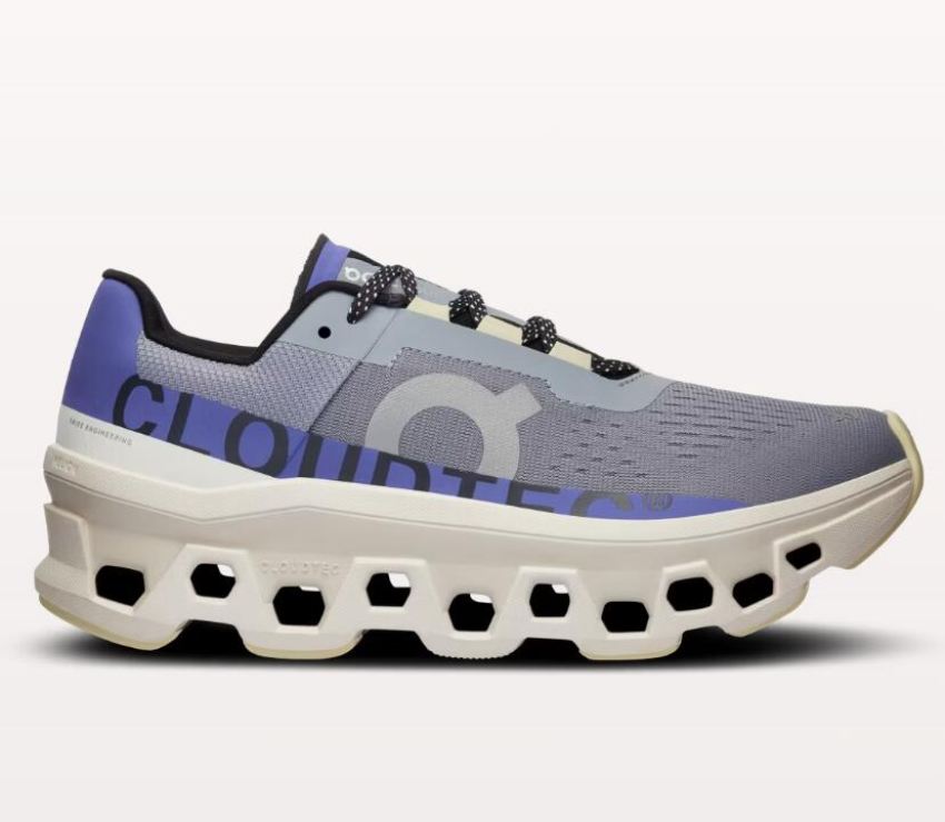 On | Cloudmonster-Mist | Blueberry-Fur Herren