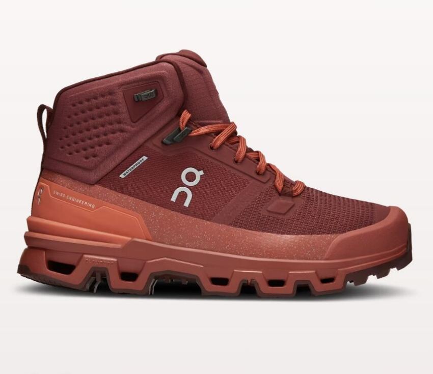 On | Cloudrock 2 Waterproof-Beet | Auburn-Fur Herren